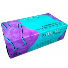 Supermax - Latex Lightly POWDERED Gloves - Single Box 1 x Box (100) - X SMALL